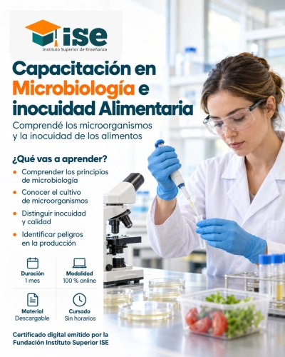 Capacitación en Microbiología e inocuidad Alimentaria