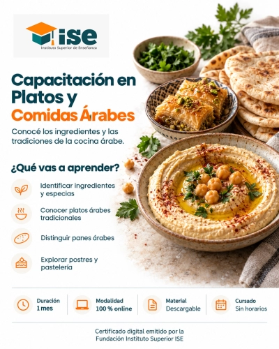 Capacitación en Platos y Comidas Árabes