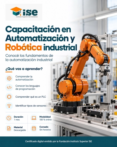 Capacitación en Automatización y Robótica industrial
