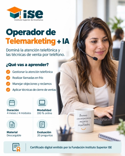 Operador de Telemarketing + IA