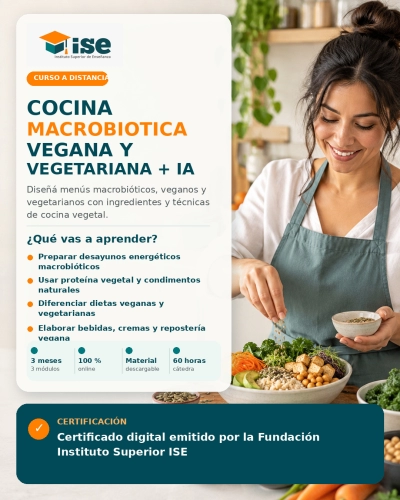 Cocina Macrobiotica Vegana y Vegetariana + IA