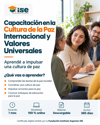 Capacitación en la Cultura de la Paz Internacional y Valores Universales