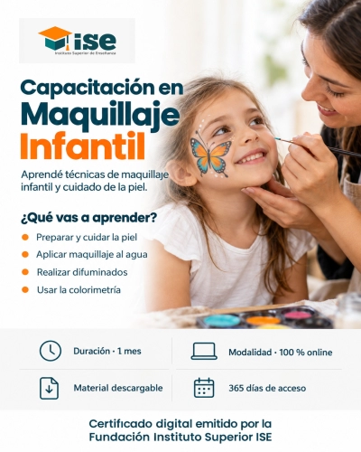 Capacitación en Maquillaje Infantil