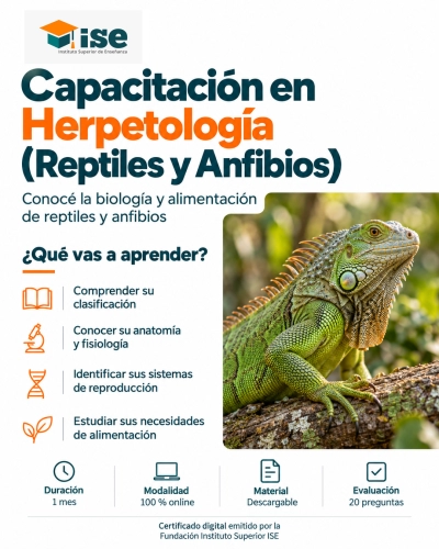 Capacitación en Herpetología (Reptiles y Anfibios)