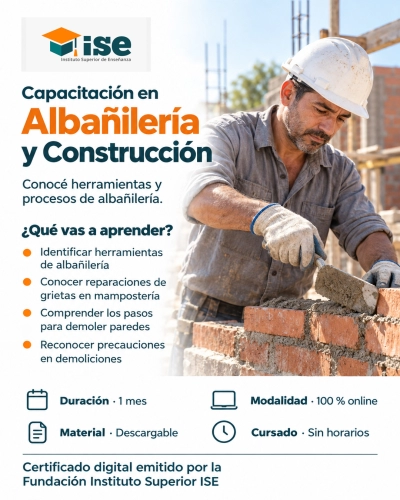 Capacitación en Albañilería y Construcción