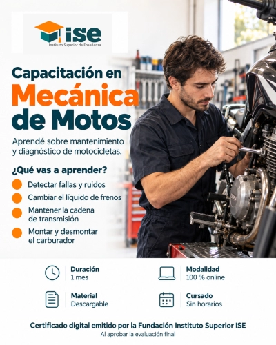 Capacitación en Mecánica de Motos