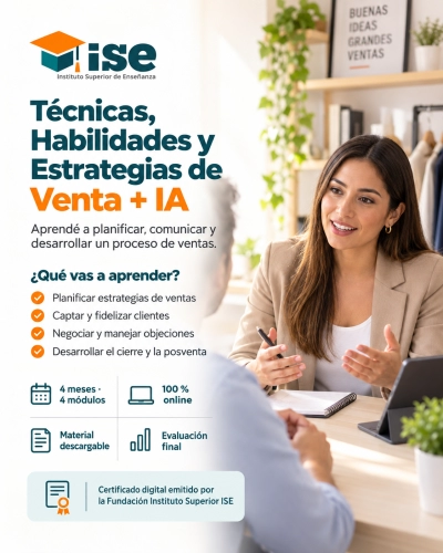 Técnicas, Habilidades y Estrategias de Venta + IA