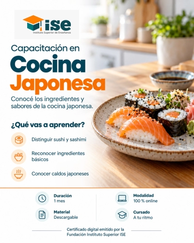 Capacitación en Cocina Japonesa