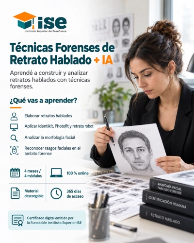 Técnicas Forenses de Retrato Hablado + IA