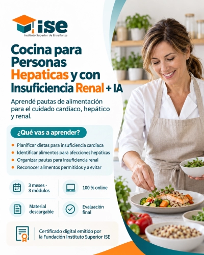 Cocina para Personas Hepaticas y con Insuficiencia Renal + IA