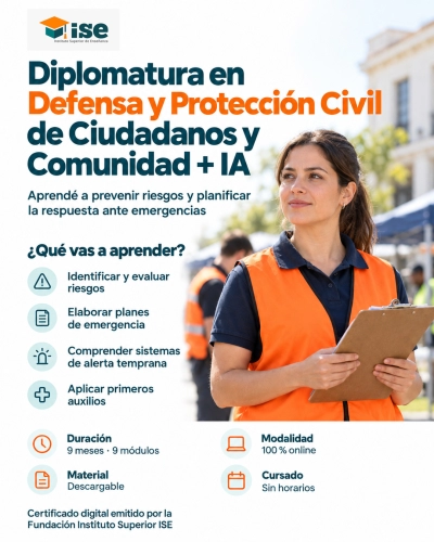 Diplomatura en Defensa y Protección Civil de Ciudadanos y Comunidad + IA