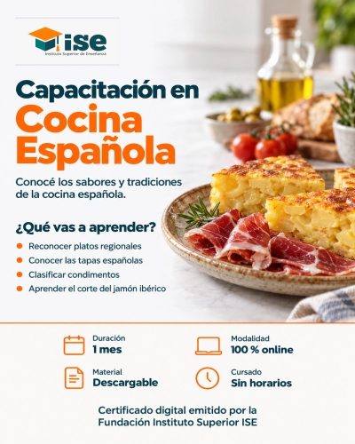 Capacitación en Cocina Española