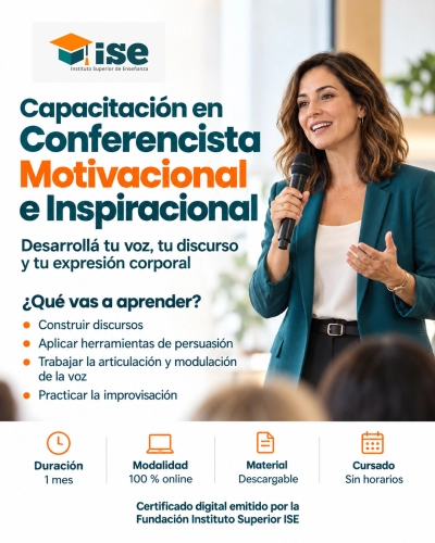 Capacitación en Conferencista Motivacional e Inspiracional