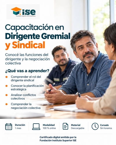 Capacitación en Dirigente Gremial y Sindical