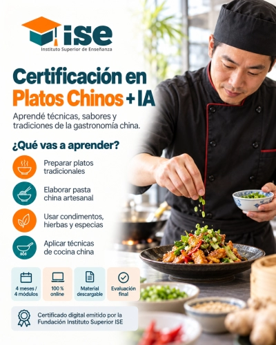 Certificación en Platos Chinos + IA